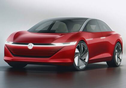 Volkswagen I.D.Vizzion. La marca alemana apuesta por formas cada vez más limpias para sus futuros autos eléctricos