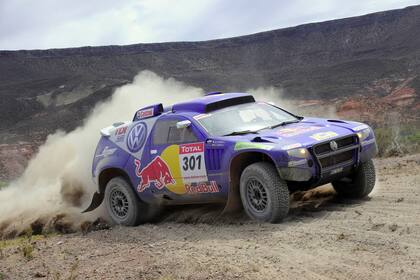 Volkswagen Race Touareg. El gran dominador durante las primeras tres ediciones del Rally que se corrieron en Sudamérica. Una verdadera bestia.
