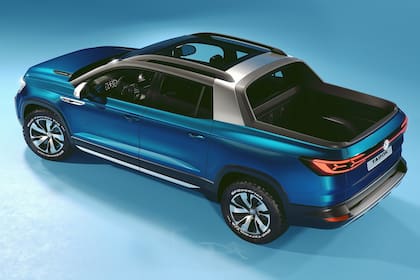 Volkswagen Tarok. Líneas más bien robustas para la futura pickup intermedia de la marca alemana