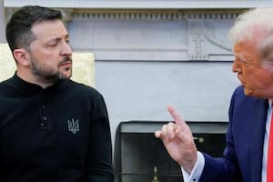 Volodímir Zelensky y Donald Trump en la Casa Blanca