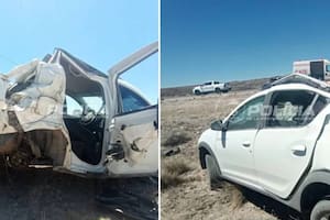 Volvían de vacacionar en Bariloche, volcaron en la ruta y el conductor falleció