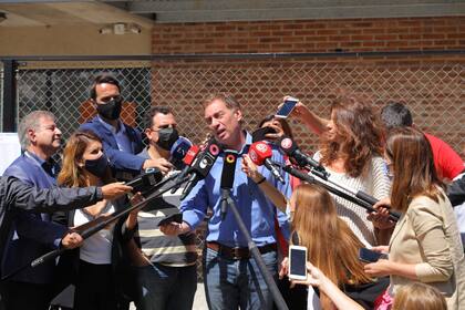 Votación de Diego Santilli, candidato por Juntos a Diputado Nacional por la provincia de Buenos Aires.