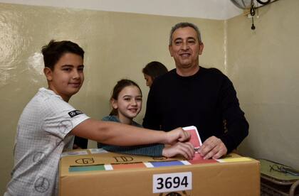 Votación de Pablo Javkin en Santa Fe.