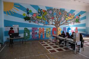 Votación en CABA. Escuela Primaria Común N° 26 “José Mármol”