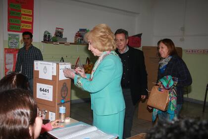 Votacion Mirtha Legrand elecciones octubre 2025