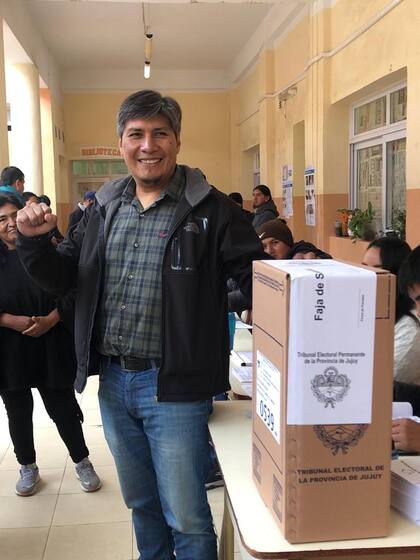 Votó Alejandro Vilca en Jujuy