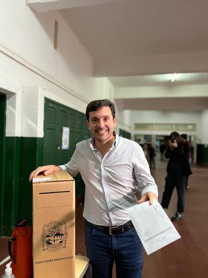 Votó Martín Arjol en Misiones