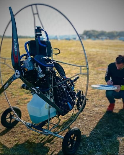 Vuelo de bautismo en paratrike