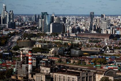Vuelo en helicóptero del Ejército sobre la ciudad de Buenos Aires