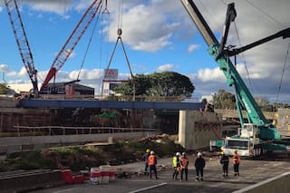 Vuelve a funcionar la autopista que conecta puntos clave del sur porteño