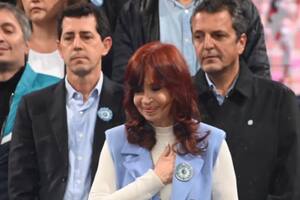 Wado de Pedro, Cristina Kirchner y Sergio Massa