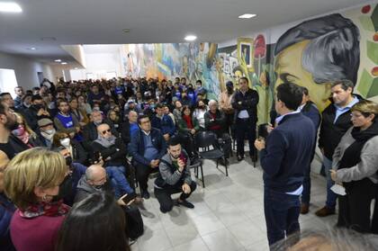 Wado de Pedro habló en el Sindicato de Comercio de Corrientes