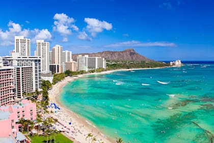 Playa Waikiki en Estados Unidos