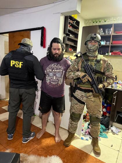 Waldo Bilbao, detenido en un departamento céntrico de Rosario