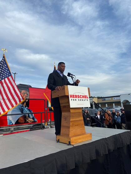 Walker fue candidato a senador en 2022