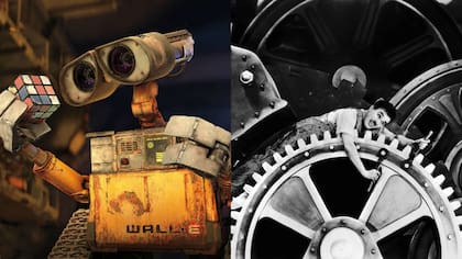 Wall-E le rinde homenaje al más grande del cine mudo, Charles Chaplin