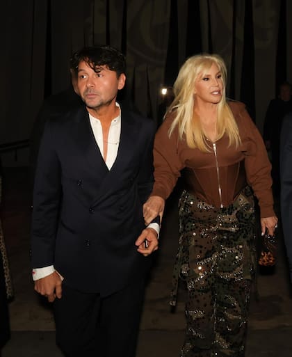 Wally con su amiga Susana Giménez