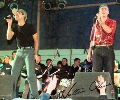 Walter Olmos y El Potro Rodrigo: su amistad trascendió el escenario y compartieron estudios de grabación y sobremesas