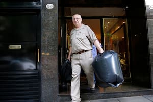 Walter Sauer, encargado de un edificio porteño donde separan los residuos