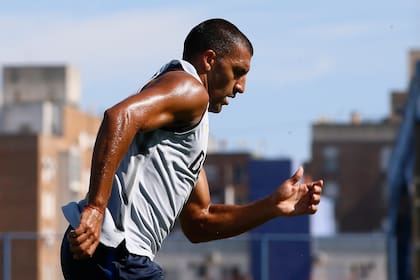 Wanchope Ábila, feliz en Boca