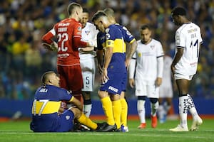 Boca: el parte médico de Salvio y Abila, que están en duda para el superclásico