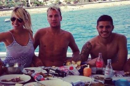 Wanda, Maxi y Mauro, en esos tiempos las aguas estaban calmas ¿y el amor?