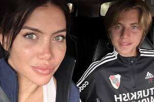 El guiño de Wanda Nara a Maxi López luego de ver a su hijo jugar en River