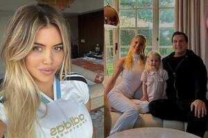 Wanda Nara le dedicó un tierno mensaje a Elle, la pequeña de Maxi López y su novia (Foto: Instagram/@wanda_nara @danielachristiansson)