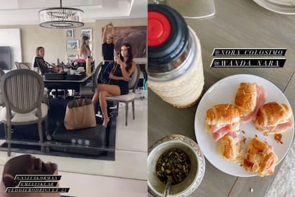 Tras disfrutar de un rico desayuno, Wanda y Zaira se prepararon para trabajar