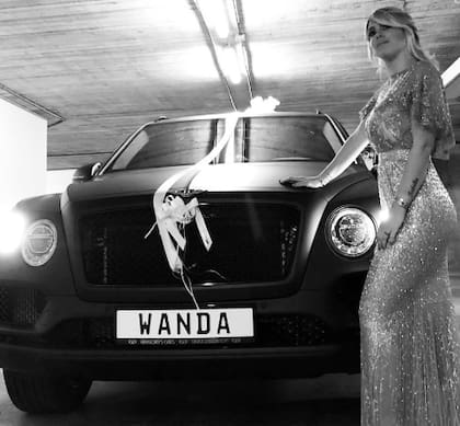 Wanda Nara lo recibió como regalo en 2018; un vehículo muy utilizado por la familia en Europa