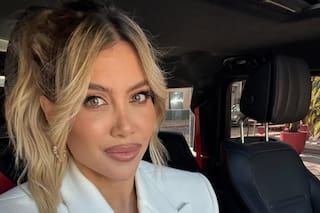 Wanda Nara mostró las remodelaciones de su nueva casa y sorprendió a todos al posar con L-Gante