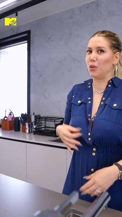 Wanda Nara mostró la cocina que diseñó ella misma, donde aseguró que aprendió a hacer la "pasta perfecta"