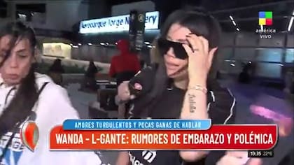 Wanda Nara no emitió palabra alguna tras los rumores de embarazo