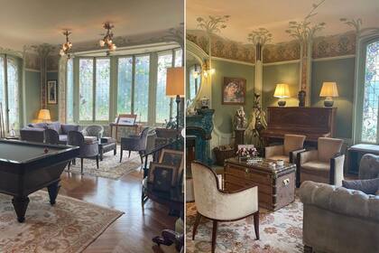 Wanda Nara pasó la tarde en la mansión de su casa de moda preferida y lo mostró orgullosa en sus redes