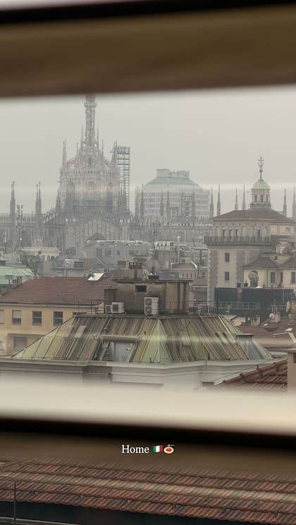 Wanda Nara regresó a Milán (Foto: Instagram @wanda_nara)