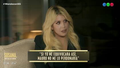 Wanda Nara reveló cómo encontró los chats de Mauro Icardi y Susana Giménez