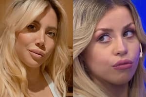 Wanda Nara se divirtió al ver el notable parecido de su doble: "Cuál soy"