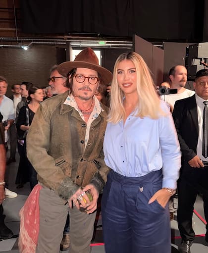 Wanda Nara se fotografió junto a Johnny Depp (Foto: Instagram/@wanda_nara)