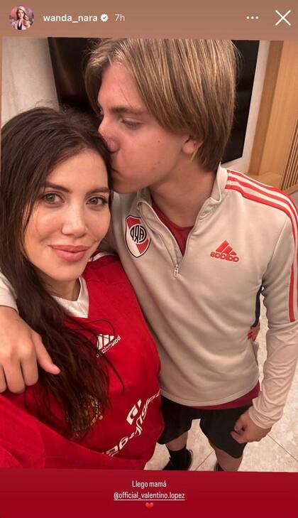 Wanda Nara se reencontró con Valentino después de dos meses separados (Foto: Instagram @wanda_nara)
