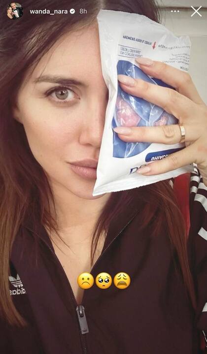 Wanda Nara sufrió un fuerte golpe durante uno de sus ensayos para el Bailando con las estrellas