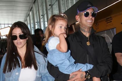 Wanda Nara viajó a Brasil con L-Gante y su hija, Jamaica