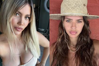 Wanda Nara y Eugenia "China" Suárez