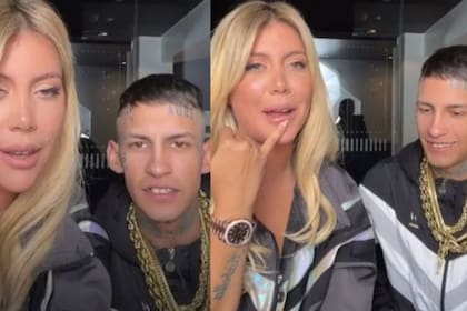 Wanda Nara y L-Gante comparten diversos momentos de su vida (Captura video)