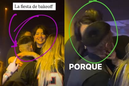 Wanda Nara y L-Gante infraganti (Foto: captura Instagram/@juariu)