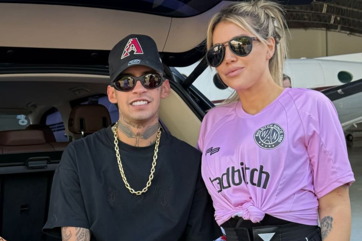 El mensaje de Wanda Nara a L-Gante tras el show que protagonizaron juntos en Paraguay