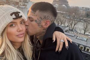 Wanda Nara y L-Gante juntos en un boliche el fin de semana