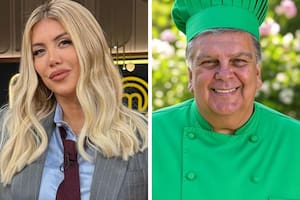 Wanda Nara y Luis Ventura se vieron cara a cara en el reality de cocina más famoso del país