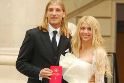 Wanda Nara y Maxi López se casaron en el 2008.