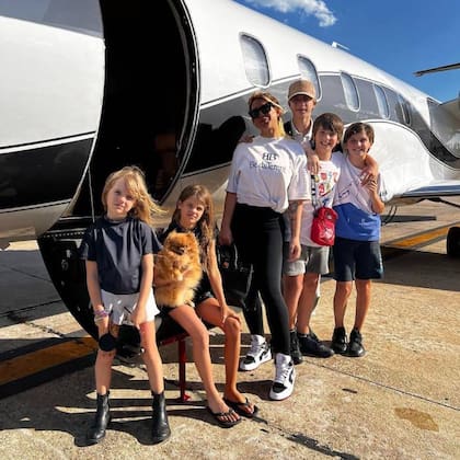 Wanda Nara y sus hijos viajaron a Punta del Este para recibir el año 2023