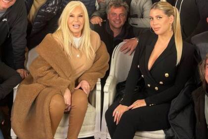 Wanda Nara y Susana Giménez durante la estadía de la diva en París